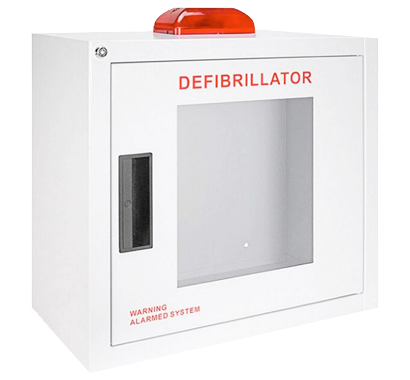 Gabinete de pared AED para desfibrilador en México  - DESFIBLOG